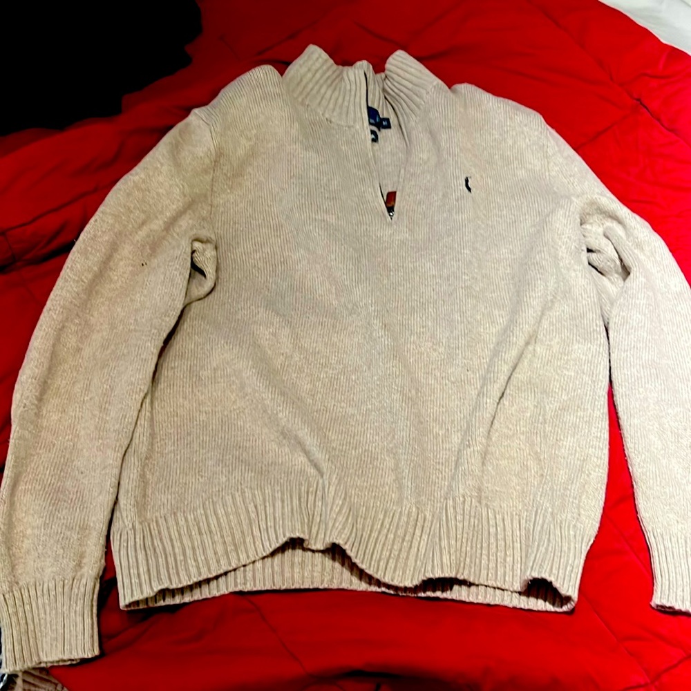 Ralph Lauren half zip sweater size m